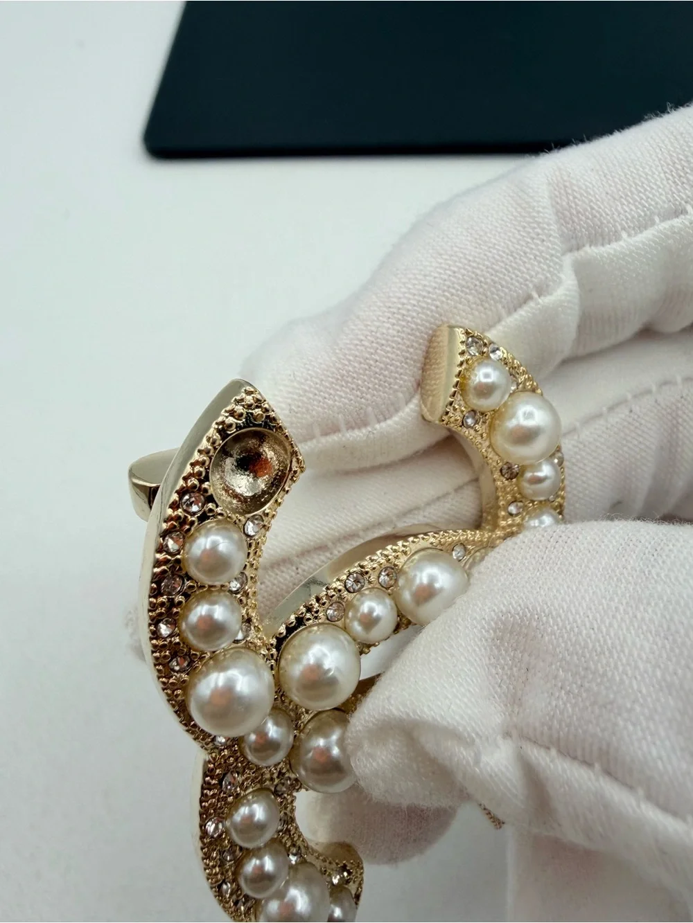Chanel Mother Pearl Brooch Vintage